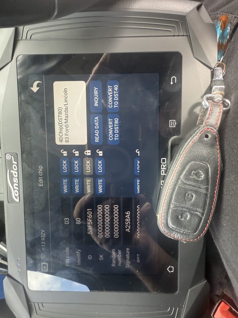 Ford keyless start all-keys-lost car key programming preparation during an emergency auto locksmith job in Killingworth NE12